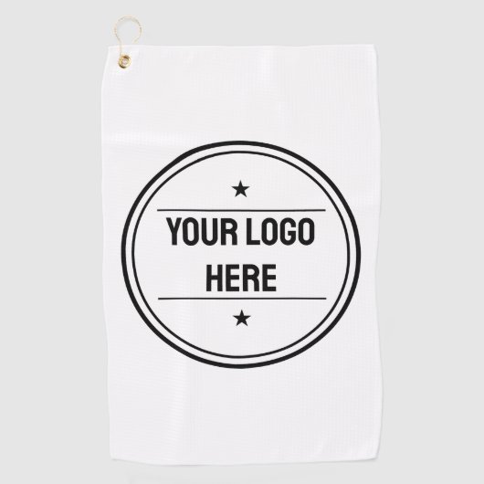Zakelijk logo golfhanddoek (Voorkant)
