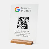 Zakelijk logo Google Reviews website scan Acryl Bord (Hoek)