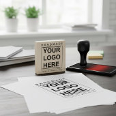 Zakelijk Logo & Handgemaakte Website | Aangepast M Rubberstempel