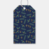 Zakelijk logo Holly Berry Kerst QR Code Cadeaulabel (Achterkant)