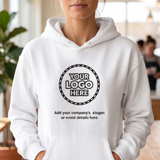 Zakelijk Logo Hoodie met Slogan of Evenementdetail