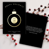 Zakelijk Logo Kerstversiering Kaart