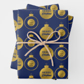 Zakelijk Logo Kerstversiering Kaart Inpakpapier Vel (In situ)