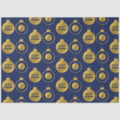 Zakelijk Logo Kerstversiering Kaart Tissuepapier (Voorkant)