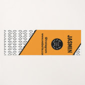 Zakelijk Logo Kleur Blok Patroon Naam Titel Yogamat (Voorkant (horizontaal))