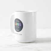 Zakelijk logo koffiemok (Voorkant links)