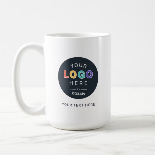 Zakelijk logo koffiemok (Links)