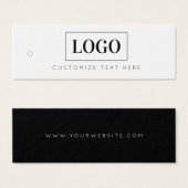 Zakelijk Logo Label Hang Tag Mini Visitekaartjes (Voorkant /achterkant)
