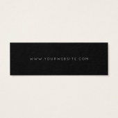 Zakelijk Logo Label Hang Tag Mini Visitekaartjes (Achterkant)