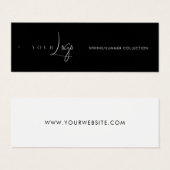 Zakelijk Logo Label Hang Tag Mini Visitekaartjes (Voorkant /achterkant)