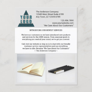 Zakelijk logo Maak je eigen marketing 2 foto Flyer