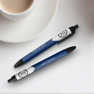 Zakelijk logo marine uitvoerend bedrijfspen blauwe inkt pen