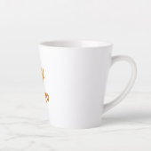 Zakelijk logo merk kleur latte mok (Rechts)