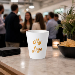 Zakelijk logo merk kleur latte mok
