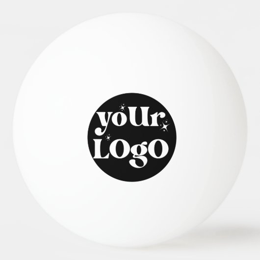 Zakelijk logo merk pingpongbal (Voorkant)