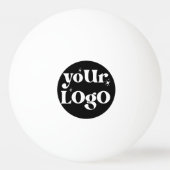 Zakelijk logo merk pingpongbal (Achterkant)