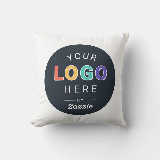 Zakelijk logo met eigen merknaam kussen (Voorkant)