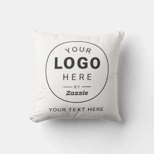 Zakelijk Logo Met Eigen Merknaam Kussen