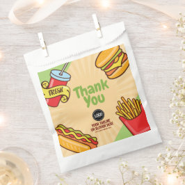 Zakelijk Logo Met Hamburger Hotdog Thema | Persona Bedankzakje
