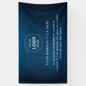 Zakelijk logo met professionele 5' banner (Verticaal)