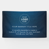 Zakelijk logo met professionele 5' banner (Horizontaal)