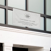 Zakelijk logo met professionele 5' banner (Buitenkant Gebouw)