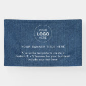 Zakelijk logo met professionele 5' banner (Horizontaal)