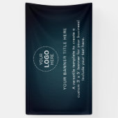 Zakelijk logo met professionele 5' banner (Verticaal)