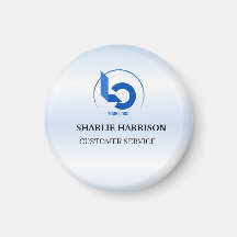 Zakelijk logo | Minimaal blauw Personeel Medewerke