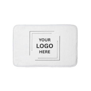 Zakelijk Logo   Minimalistisch Professioneel Witte Badmat