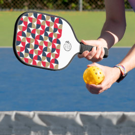 Zakelijk Logo Modern Geometrisch Bedrijf Pickleball Paddle