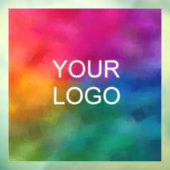 Zakelijk Logo Modern Minimaal Schoon Strak Promoti Raamsticker (Vel 3)