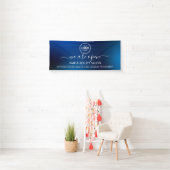 Zakelijk logo modern professioneel 1,8 meter banne spandoek (Insitu)