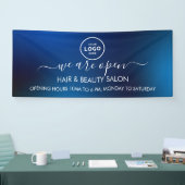 Zakelijk logo modern professioneel 1,8 meter banne spandoek (Beurs)