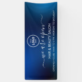 Zakelijk logo modern professioneel 1,8 meter banne spandoek (Verticaal)