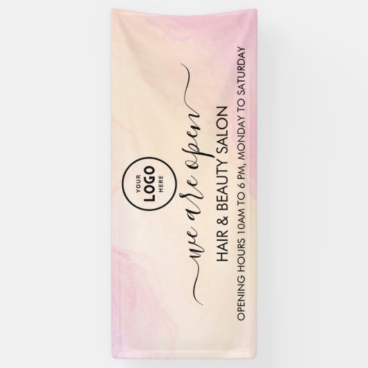 Zakelijk logo modern professioneel 6' banner (Verticaal)