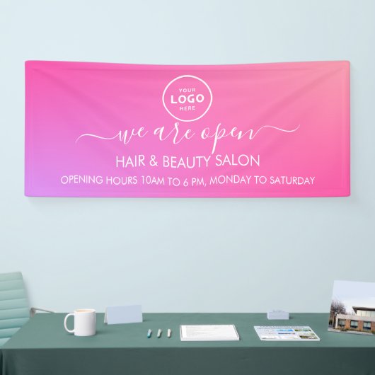 Zakelijk logo modern professioneel 6' banner (Beurs)