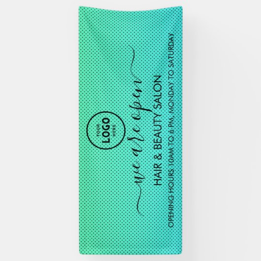 Zakelijk logo modern professioneel 6' banner (Verticaal)