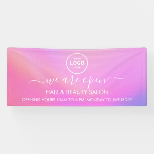 Zakelijk logo modern professioneel 6' banner (Horizontaal)