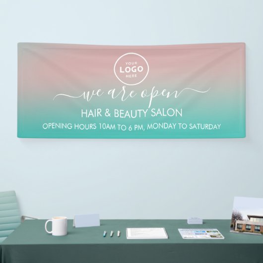 Zakelijk logo modern professioneel 6' banner (Beurs)