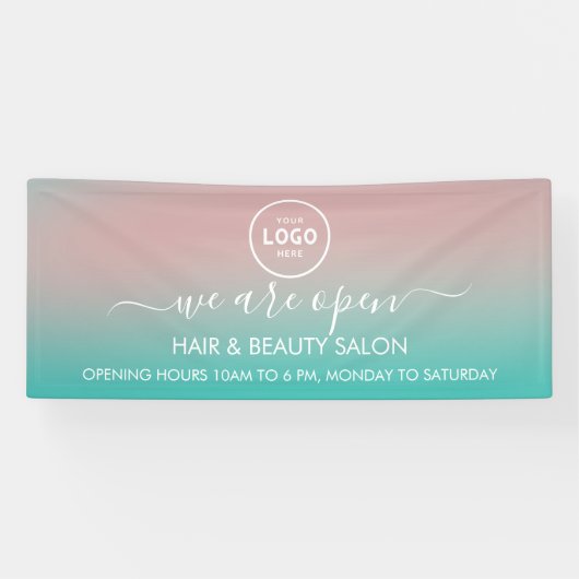 Zakelijk logo modern professioneel 6' banner (Horizontaal)