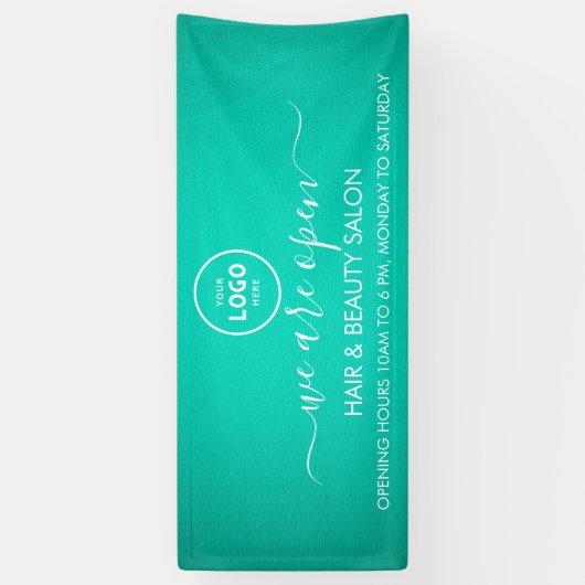 Zakelijk logo modern professioneel 6' banner (Verticaal)