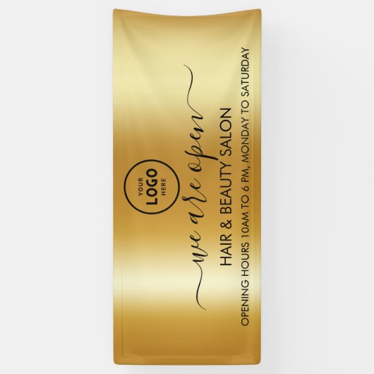 Zakelijk logo modern professioneel 6' banner (Verticaal)