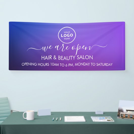 Zakelijk logo modern professioneel 6' banner (Beurs)