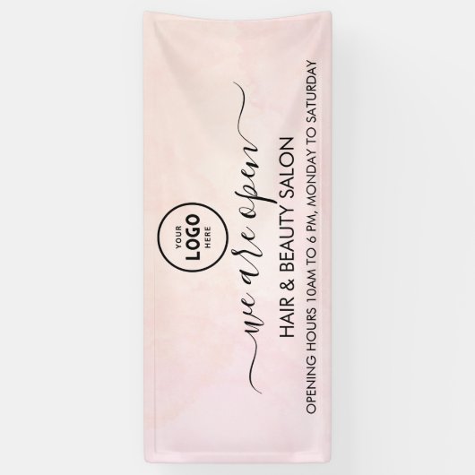 Zakelijk logo modern professioneel 6' banner (Verticaal)