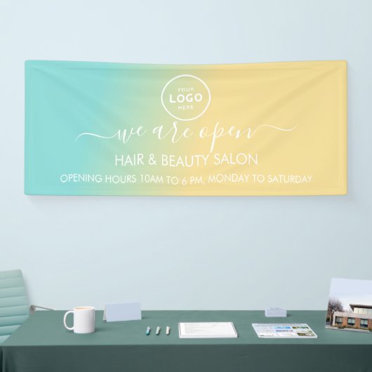 Zakelijk logo modern professioneel 6' banner (Beurs)