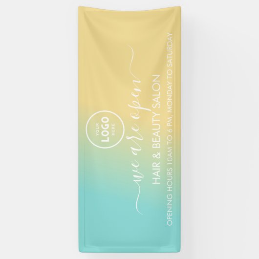 Zakelijk logo modern professioneel 6' banner (Verticaal)