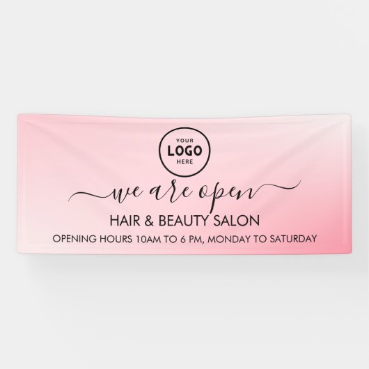 Zakelijk logo modern professioneel 6' banner (Horizontaal)