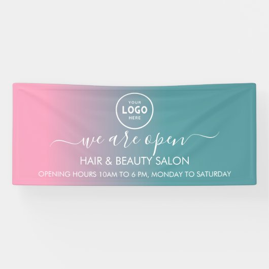 Zakelijk logo modern professioneel 6' banner (Horizontaal)