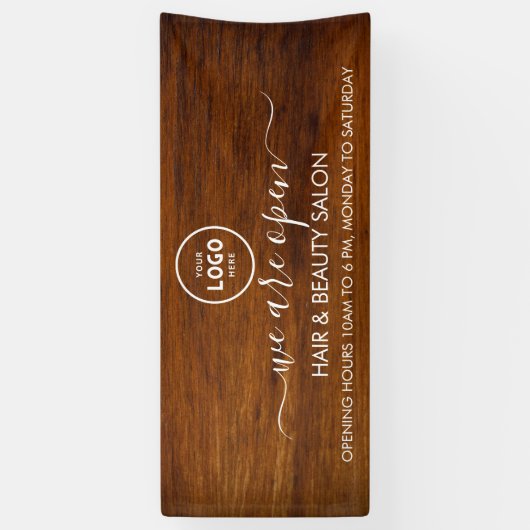 Zakelijk logo modern professioneel 6' banner (Verticaal)